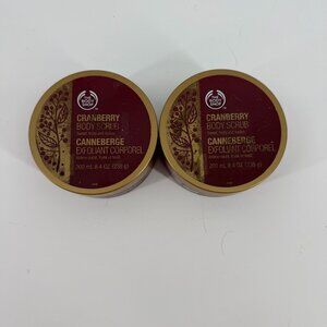The Body Shop Cranberry Joy body scrub New DISCONTINUED smell